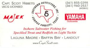 Souther Outfitters, Inc.  Corpus Christi, Tx  (361)855-0398